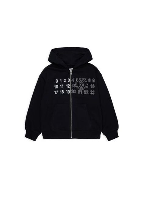 Felpa con logo MM6 KIDS MAISON MARGIELA | M61115 MM02XM6900